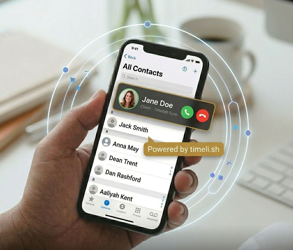 See Who's Calling Before You Pick Up: How Timeli.sh Syncs Your Client Contacts to Your Phone